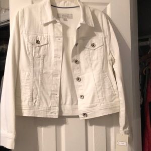 White denim jacket